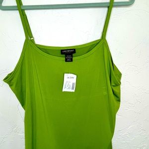Lane Bryant camisole, spring green, NWT, size 18/20